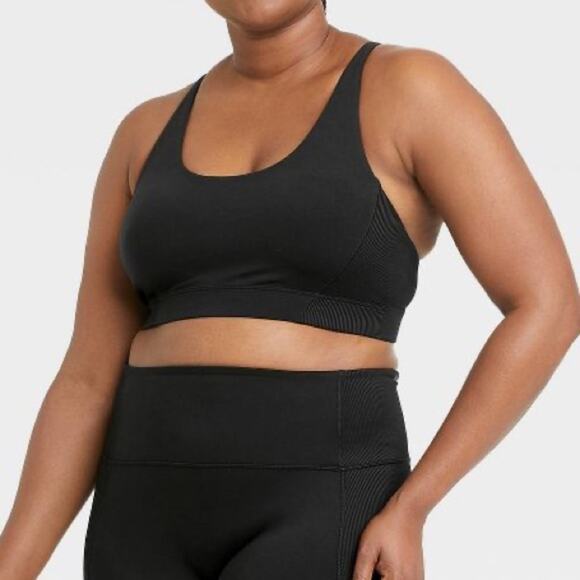 All In Motion Light Support Contour Flex Ribbed Sports Bra NWT Sz 4X - Picture 1 of 3